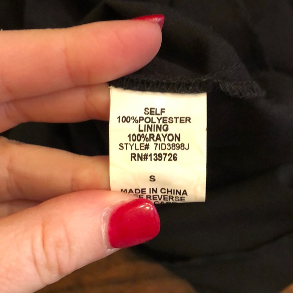 ❣️Black bell sleeve cut out size s dress - Picture 8 of 8